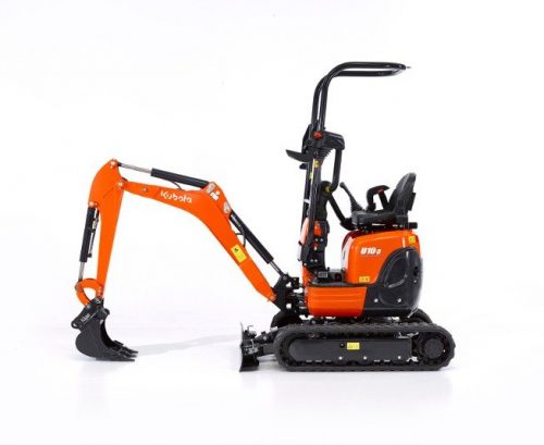 miniexcavadora kubota u10 lateral